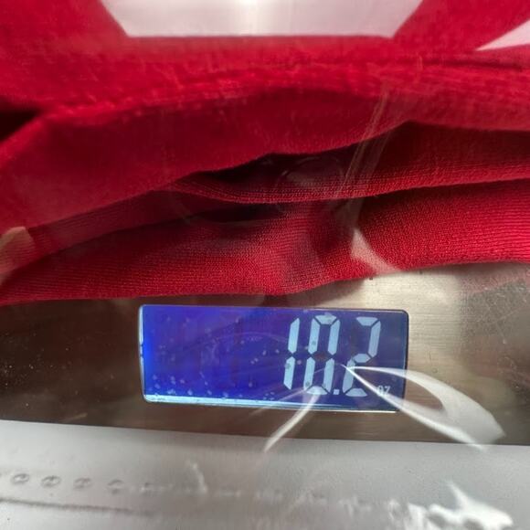 J Jill Top Womens Medium Red Tunic Long Sleeve Stretch Minimalist Comfort Career - Picture 11 of 12